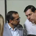 Luis Fernando Camacho, en la audiencia de excepción en Palacio de Justicia.