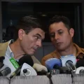 Rodrigo Paz (i) y Edmand Lara en una aparición anterior.