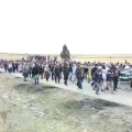 La marcha de sectores afines al expresidente Evo Morales.