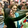 La princesa de Gales, durante su recibimiento en Reggio Emilia.