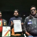 Dirigente de los gremiales y transporte pesado en puertas de la Fiscalía