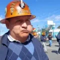 El representante de FEDECOMIN La Paz, Federico Escobar.