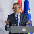 El director general de la OMS, Tedros Adhanom Ghebreyesus, en una rueda de prensa en Madrid.