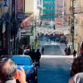 Policía gasifica a mineros que intentaban ingresar a la plaza Murillo