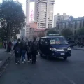 Circulación vehicular en el centro paceño tras los enfrentamientos