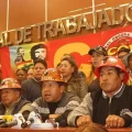 La dirigencia de la COB.