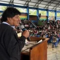 El expresidente Evo Morales en una aparición reciente.