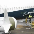 Un Boeing 737 MAX 9 en la planta de Renton, en Washington.