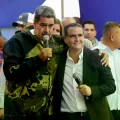Nicolás Maduro y Alex Saab en enero de 2024.