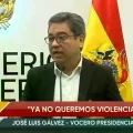 José Luis Gálvez, vocero presidencial.