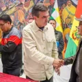 El presidente Rodrigo Paz con dirigentes de la COR de El Alto