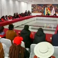 Presidente Rodrigo Paz se reunió con sectores sociales de El Alto.