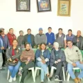 Autoridades y dirigentes participantes del encuentro regional.