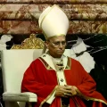 El papa León XIV durante una misa en San Pedro. Foto: Reuters
