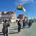 Uno de los puntos de bloqueo en el departamento de La Paz. Foto: RKC Sucre/CORREO DEL SUR DIGITAL