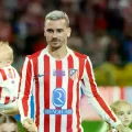 El delantero francés durante su despedida.