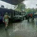 Sectores sociales afines a Evo Morales, en la toma de un puesto de control de Umopar