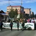 La marcha de afines a Evo Morales en El Alto.