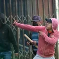 La Paz vivió una jornada violenta. Foto: APG