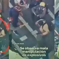 Momento en el que se observa al minero herido