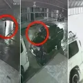 Imagen del atentado ejecutado en Bermejo, Tarija, contra un fiscal de materia.
