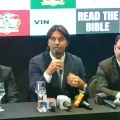 Marcelo Martins durante la presentacion del Partido de Leyendas.