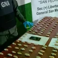 Las cápsulas de droga que traficaban los bolivianos
