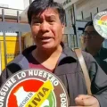Presidente de la Federación Regional de la Micro y Pequeña Empresa (FERMyPE) de El Alto, Guillermo Chávez.