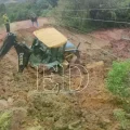 Municipio de Postrervalle incomunicado por deslizamientos en la plataforma de la carretera