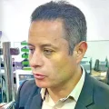 El vicepresidente Edmand Lara en una rueda de prensa.
