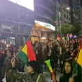 Una gran cantidad de personas se movilizaron en La Paz