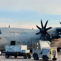 Imagen referencial de un avión hércules chileno.