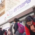 Colas en Emapa para abastecerse de alimentos