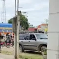 El vehículo de los agentes involucrados en el accidente