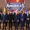 Países asistentes a la cumbre Escudo de las Américas en enero pasado.