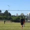 El plantel de Sucre trabajó este jueves en un predio de la Conmebol en Luque, Paraguay.
