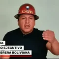 Captura de video del dirigente Mario Argollo