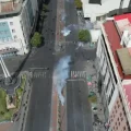 Imágenes aereas de las manifestaciones de este viernes en la ciudad de La Paz