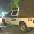 Efectivos policiales llegando a la Universidad Policial
