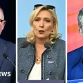 Edouard Philippe (izquierda) es uno de los candidatos a la presidencia junto a Marine Le Pen y Jean-Luc Mélenchon