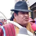 Dirigente de los ponchos rojos, Vicente Salazar.