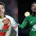 Lautaro Pereyra (River Plate) y Thiago Cardozo (Belgrano)