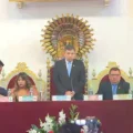 La sesión de la Cámara de Senadores en la Casa de la Libertad.