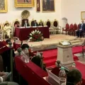 Sesión del Senado en la Casa de la Libertad, en Sucre.