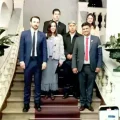 En primera fila, los cuatro gobernadores presentes en Sucre.