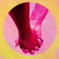 Ilustración de aplicaciones de citas gay con privacidad.