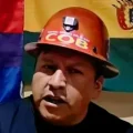 El secretario ejecutivo de la COB, Mario Argollo. Captura de video.