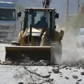 Desbloqueo de ruta en Parotani