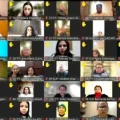 La sesión se desarrolló de manera virtual. Foto: Captura de video