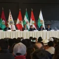 El encuentro en La Paz.